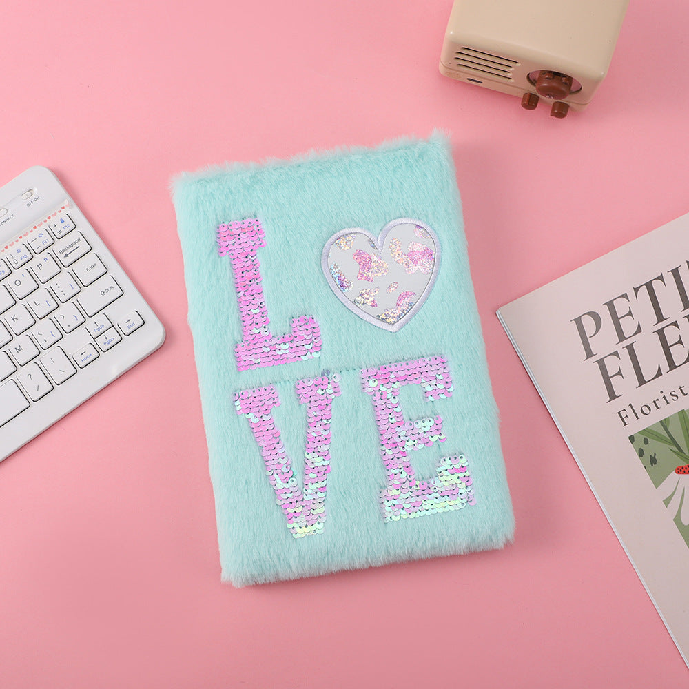 Wholesale Cartoon  Plush Notebook Gift